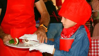 Brochetas concurso Mini Chef
